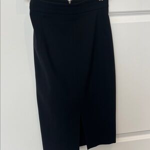 Like new Judith & Charles Black Pencil Skirt with Zipper Detail